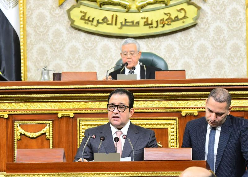 النائب علاء عابد خلال الجلسة العامة للنواب