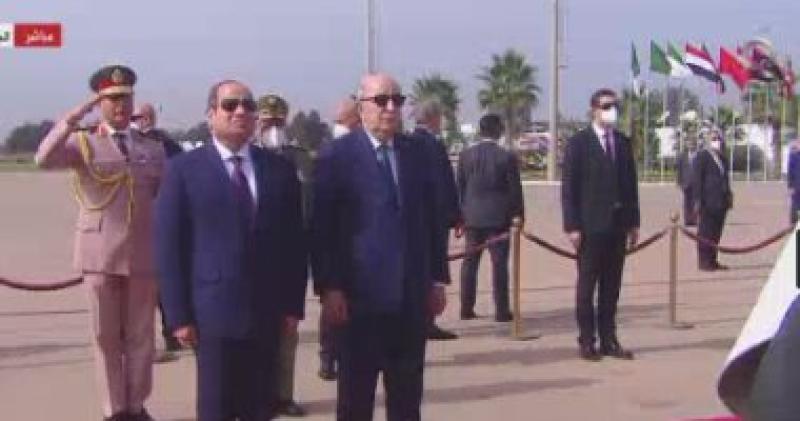 الرئيس السيسى يصل الجزائر