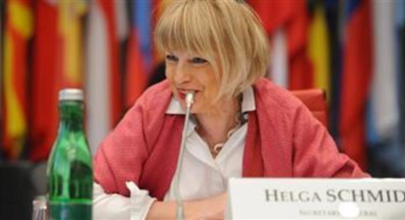 الأمينة العامة لمنظمة الأمن والتعاون في أوروبا هيلجا ماريا شميد