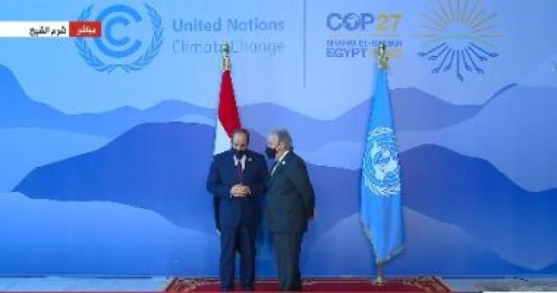 الرئيس عبد الفتاح السيسى والأمين العام للأمم المتحدة