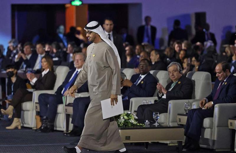 رئيس دولة الإمارات العربية المتحدة الشيخ محمد بن زايد آل نهيان