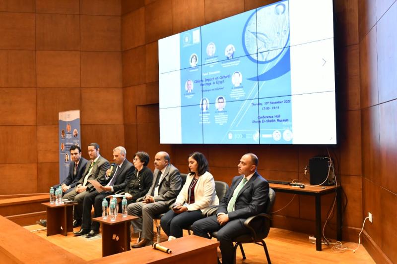 المجلس الأعلى للآثار ينظم جلسة بعنوان "تأثير المناخ على التراث الثقافي بمتحف شرم الشيخ
