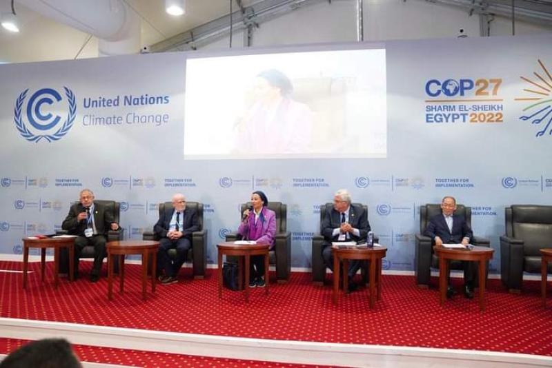 وزيرا التعليم العالي والبيئة يشاركان في افتتاح فعاليات ”يوم العلم” على هامش قمة المناخ