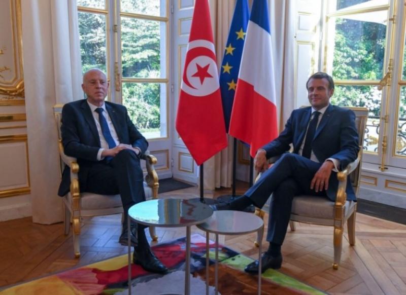 الرئيس الفرنسي ونظيره التونسي 