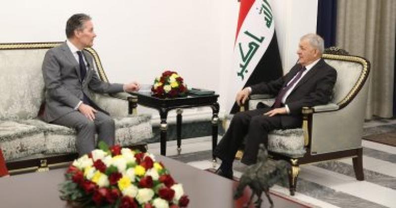 الرئيس العراقى يستقبل سفير هولندا لدى بغداد