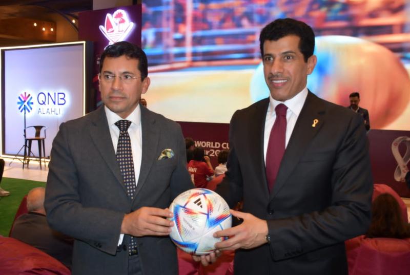وزير الشباب والرياضة يشهد احتفالات سفارة قطر بالقاهرة بانطلاق بطولة كأس العالم