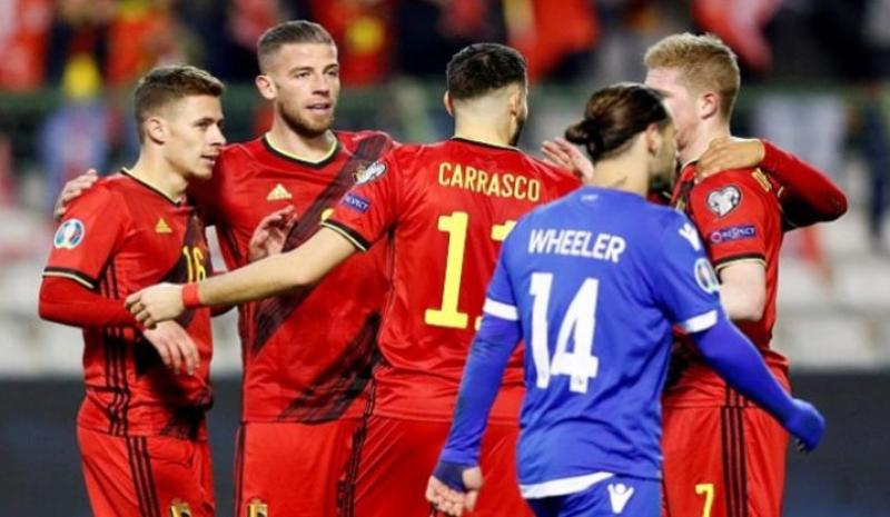 تعرف على تشكيل منتخب بلجيكا لمباراة المغرب