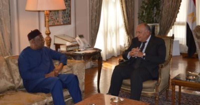 وزير الخارجية سامح شكرى يستقبل المبعوث الأممى لدى ليبيا