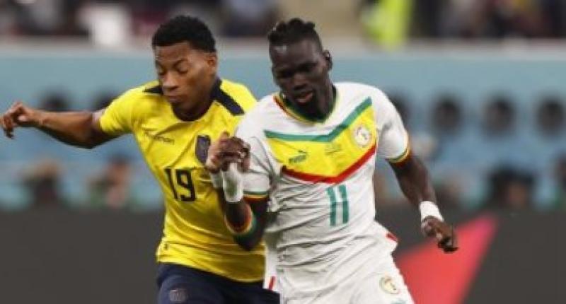 تبادل هجومي بين السنغال والإكوادور بعد مرور 30 دقيقة في الشوط الأول
