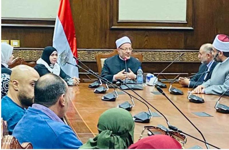 فضيلة المفتى في افتتاح جلسات الدعم الزواجي للأسرة المصرية