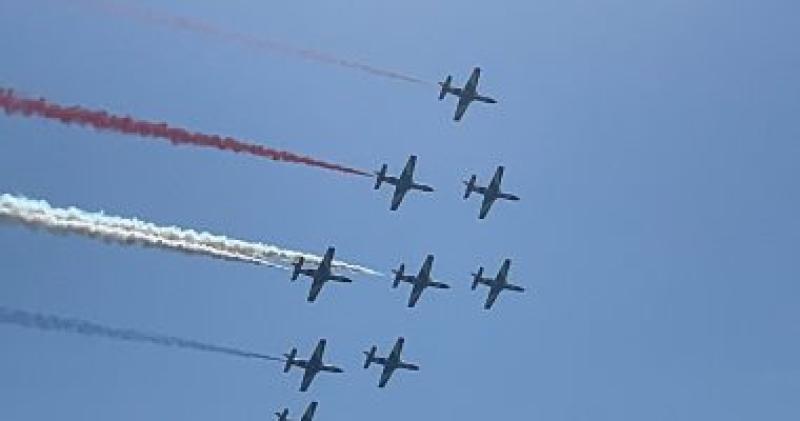الطيارون المصريون يبهرون حضور Hurghda Air Show 2022 بسماء سهل حشيش