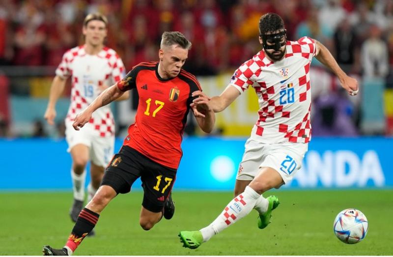 التعادل السلبى يحسم الشوط الأول بين كرواتيا ضد بلجيكا فى كأس العالم