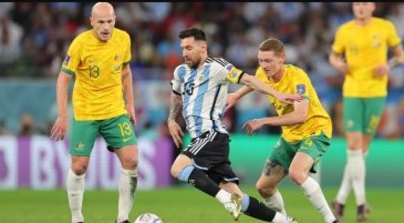 أستراليا تسجل الهدف الأول في شباك الأرجنتين بدور الـ 16 بالمونديال