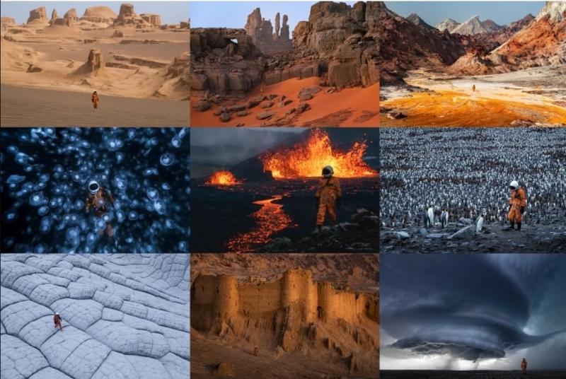 مصور أمريكى يحاكى أجواء المريخ في صحراء الجزائر بفوتوسيشن للطبيعة الخلابة