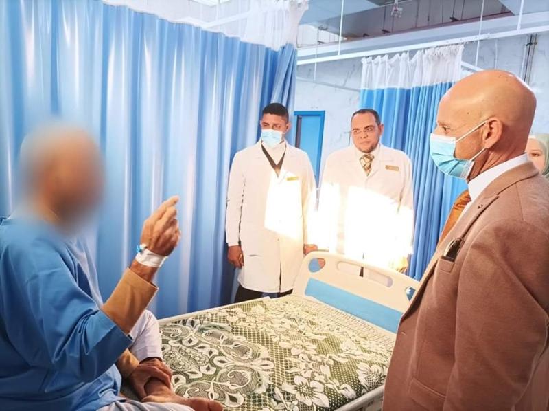 مسعود يتابع الخدمة المقدمة بمستشفي الصدر بالزقازيق شرقية