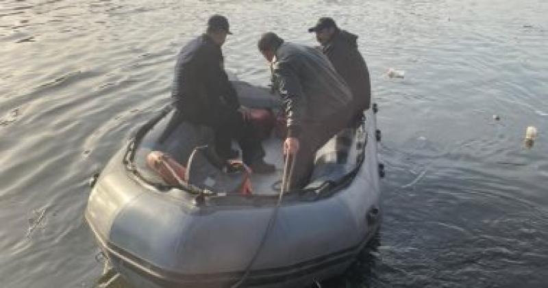 انتشال جثة شاب غرق فى نهر النيل بالحوامدية
