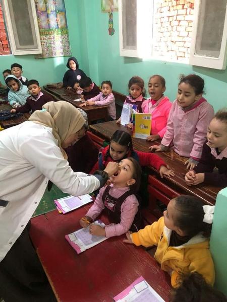 صحة الشرقية : الانتهاء من تطعيم مليون طفل ضد شلل الاطفال