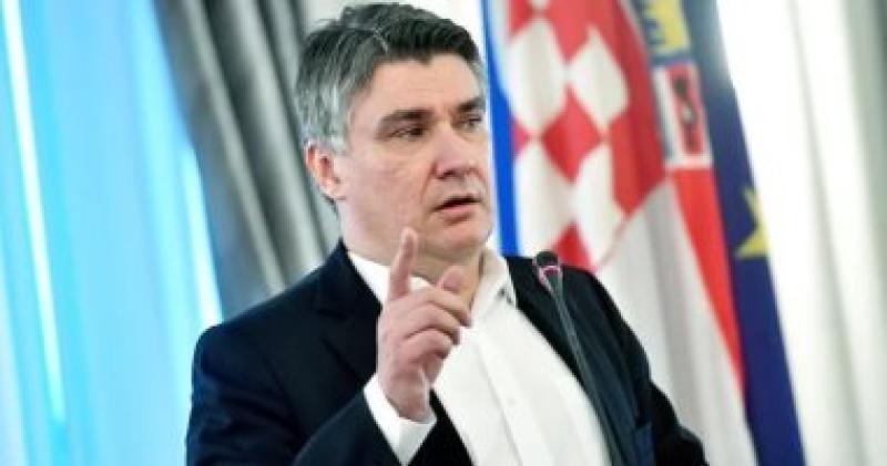 الرئيس الكرواتى زوران ميلانوفيتش