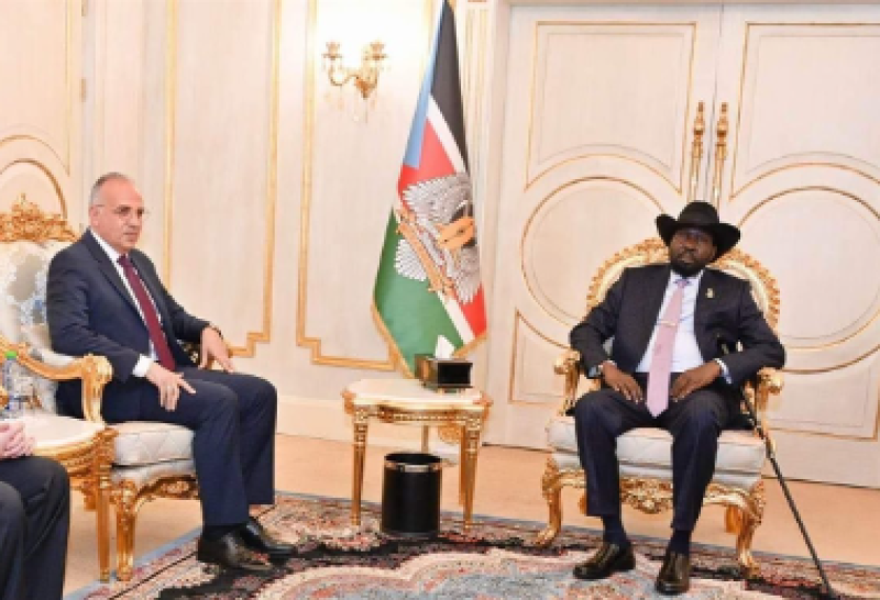 لقاء وزير الري ورئيس جمهورية جنوب السودان
