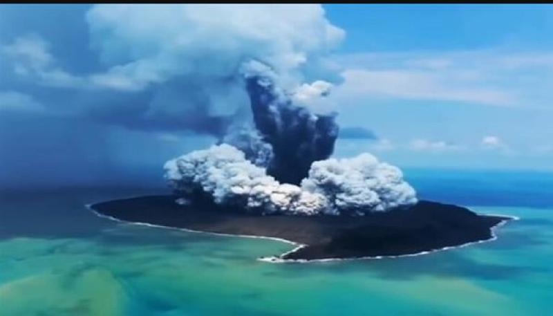 ثوران بركان تونجا سيرفع مؤقتا درجات الحرارة في العالم