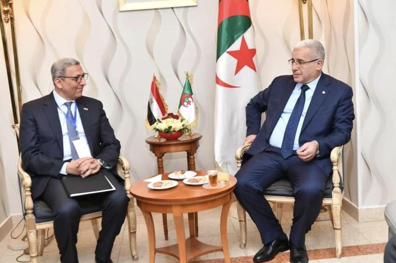 المستشار أحمد سعد الدين وكيل أول مجلس النواب يلتقي رئيس المجلس الشعبي الوطني الجزائري