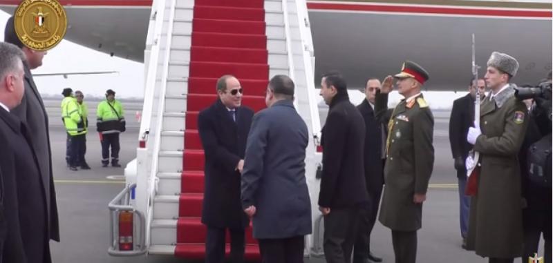 مراسم استقبال الرئيس السيسى بأرمنيا
