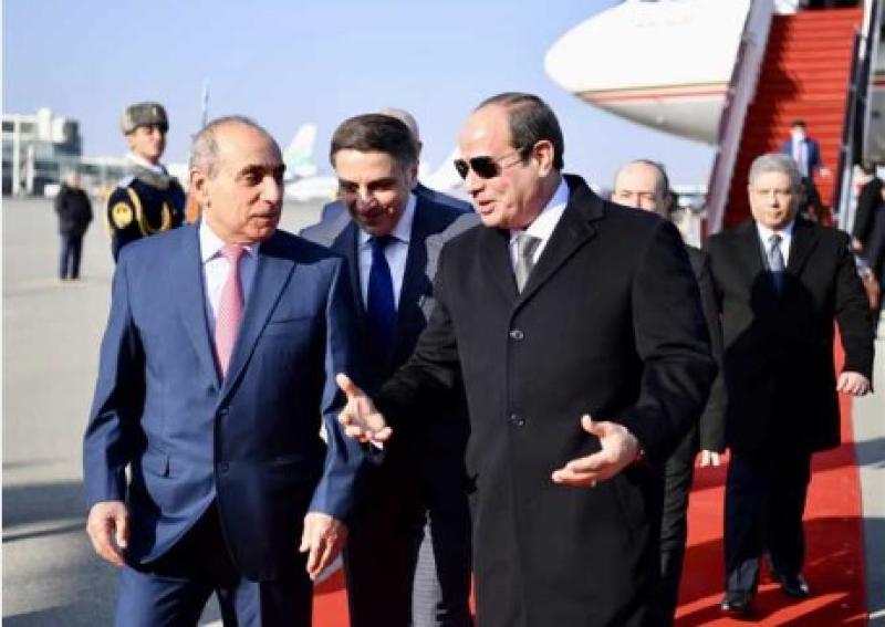 استقبال رسمى للرئيس السيسى بمطار ارمينيا