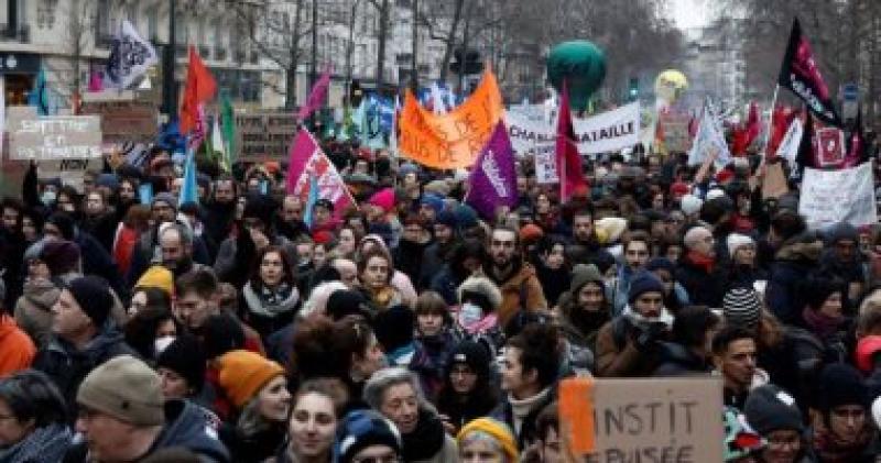 مظاهرات فى فرنسا ـ صورة أرشيفية