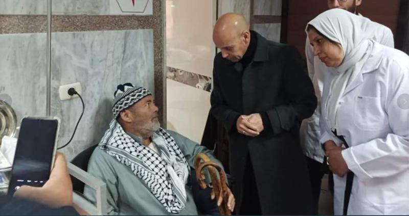 مسعود يتفقد مستشفى الحسينية المركزي