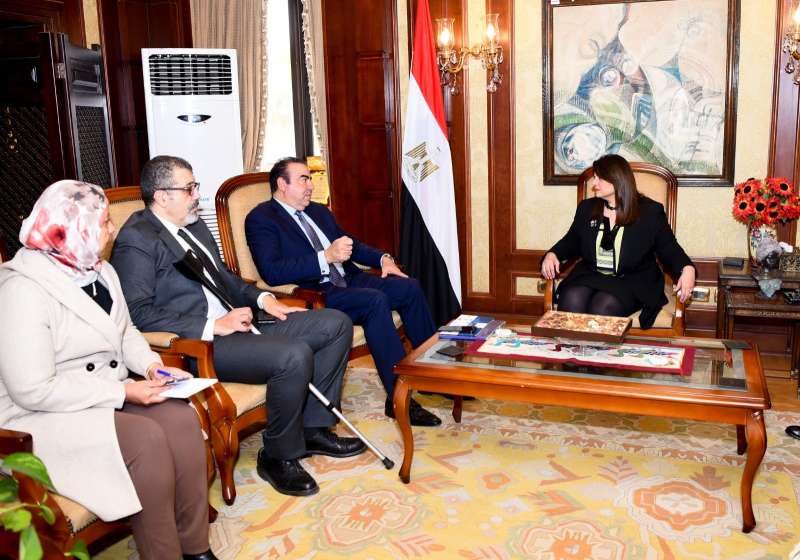 وزيرة الهجرة تستقبل م. أشرف دوس المستثمر ورجل الأعمال المصري بالولايات المتحدة