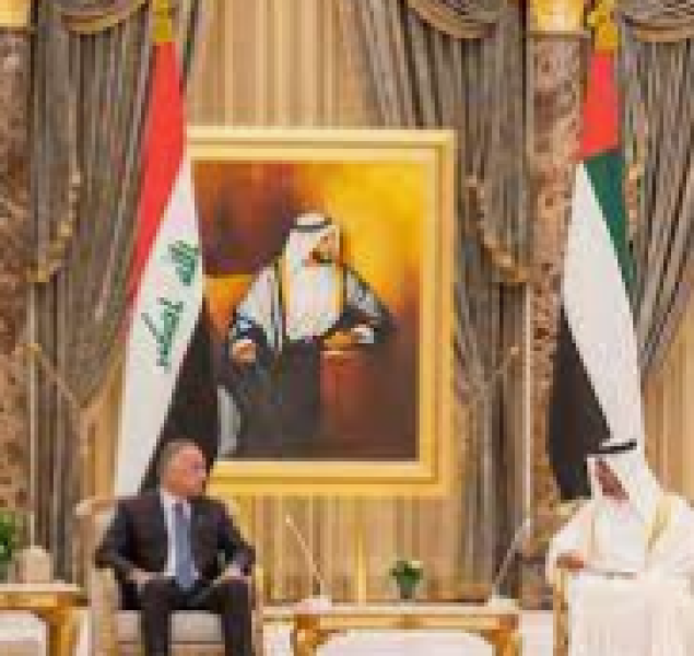 رئيس الإمارات ورئيس وزراء العراق