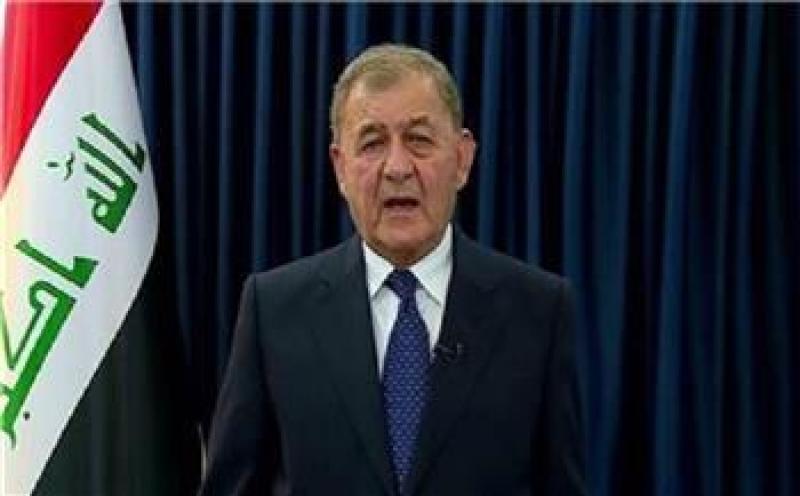 الرئيس العراقي خلال لقائه لافروف يؤكد أهمية ترسيخ الاستقرار عبر الحلول السلمية