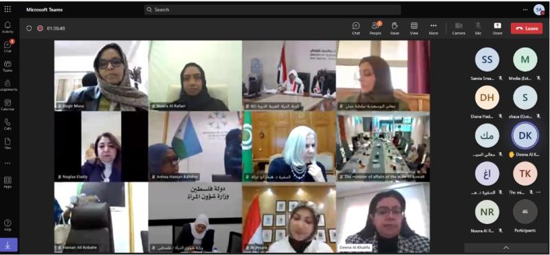”القومى للمرأة” يشارك في إجتماع الدورة الـ 42 للجنة المرأة العربية على المستوى الوزارى