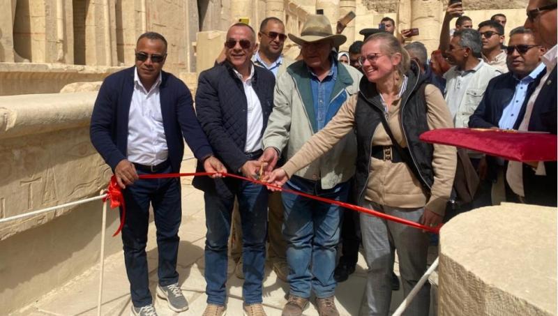 افتتاح حجرتين جديدتين بمعبد حتشبسوت بالدير البحري