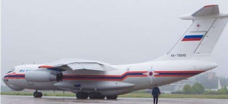 وصول طائرة ”إيل-76” روسية محملة بالمساعدات إلى سوريا