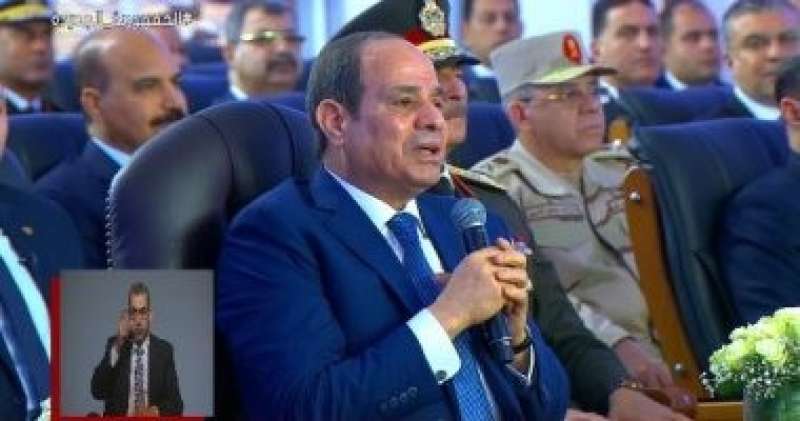 الرئيس السيسي: سيناء لم تشهد تنمية بسبب ارتفاع التكلفة