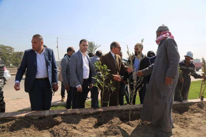 محافظ كفر الشيخ يشهد استلام 225 ألف شجرة مثمرة ضمن مبادرة الـ«100 مليون»