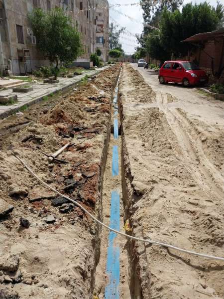 رئيس مياه القناة : الانتهاء من تجديد الشبكات القديمة بمنطقة عمارات  قرية نفيشة