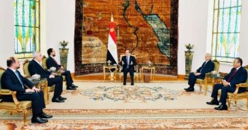 الرئيس السيسي يستقبل رئيس النواب العراقى ويؤكد خصوصية العلاقات بين القاهرة وبغداد