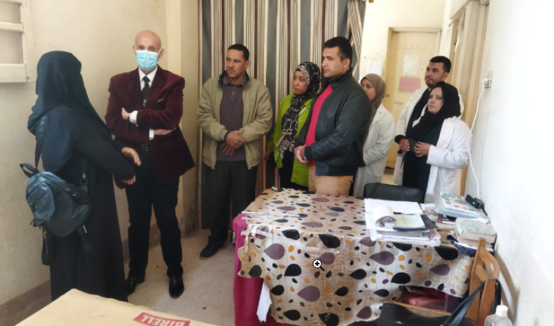 وكيل وزارة الصحة تفقد  عيادة حي أبوعامر