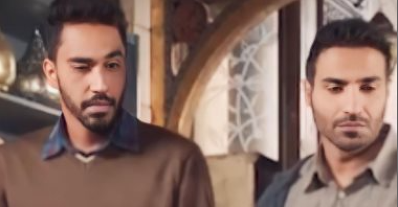 الفنان خالد حميدة في مشهد من مسلسل " سره باتع "