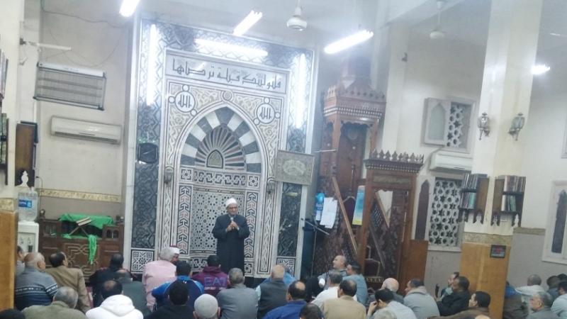 حقوق الآباء والأبناء في أمسية رمضانية بمسجد علي المصري بالمنيا