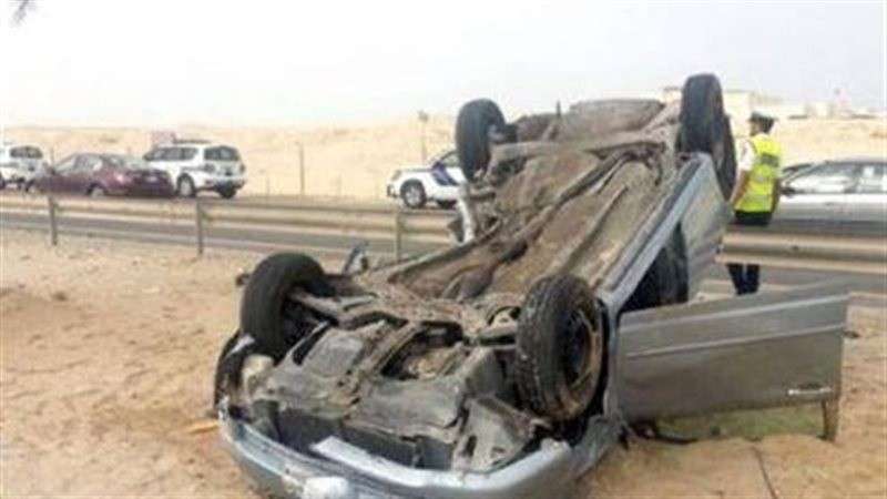 إصابة 7 أشخاص في انقلاب سيارة ملاكى بصحراوي المنيا