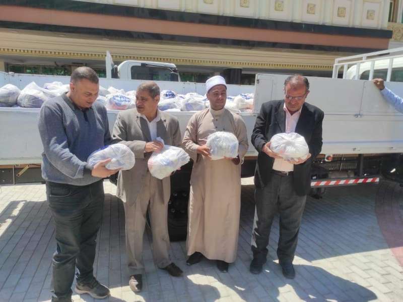 توزيع 30 ألف شنطة رمضانية على الأسر المستحقة بكفر الشيخ