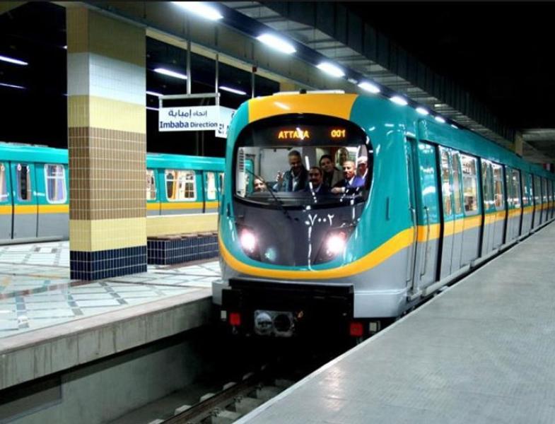انتظام حركة مترو الأنفاق على الخط الأول «المرج - حلوان»