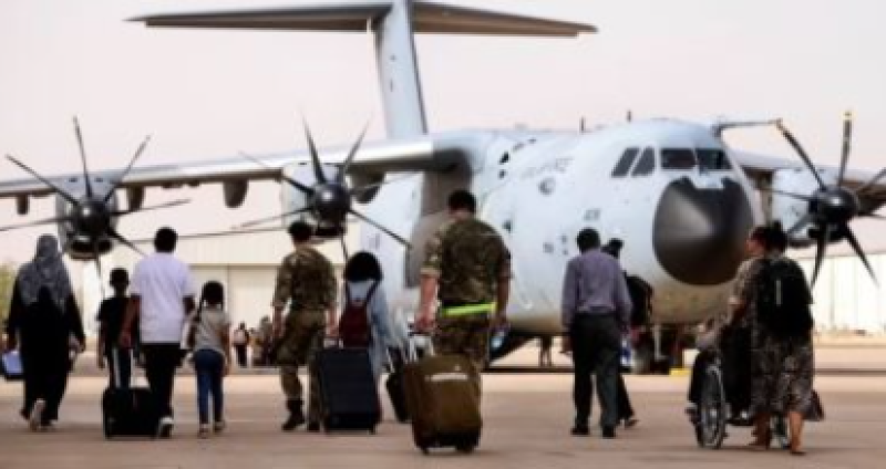 عمليات الإجلاء من السودان