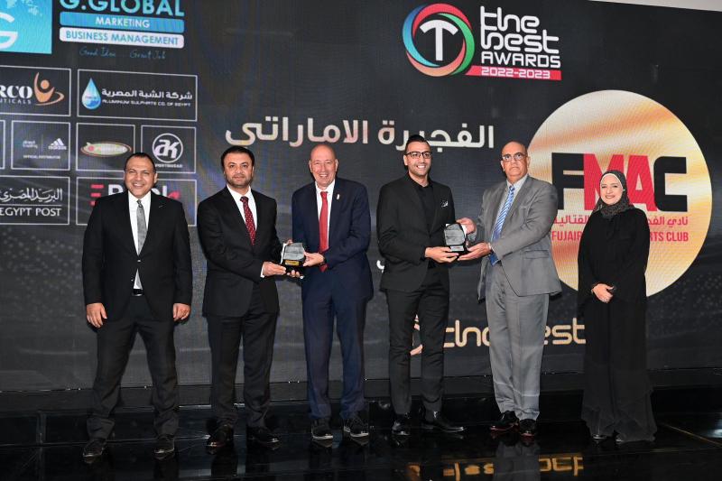 نادي الفجيرة للفنون القتالية أفضل نادي عربي وفقاً لجائزة ”الأفضل” في مصر