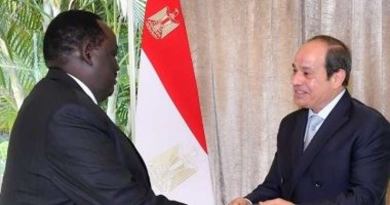الرئيس السيسى يتسلم رسالة من ”سلفا كير” بشأن تطورات الأوضاع فى السودان