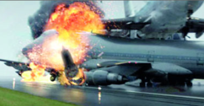 انفجار طائرة - صورة أرشيفية