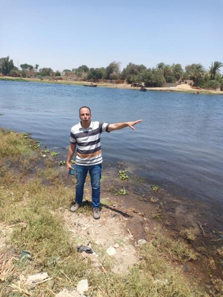 رئيس مركز ومدينة الفتح يتابع     زياده منسوب مياه نهر النيل